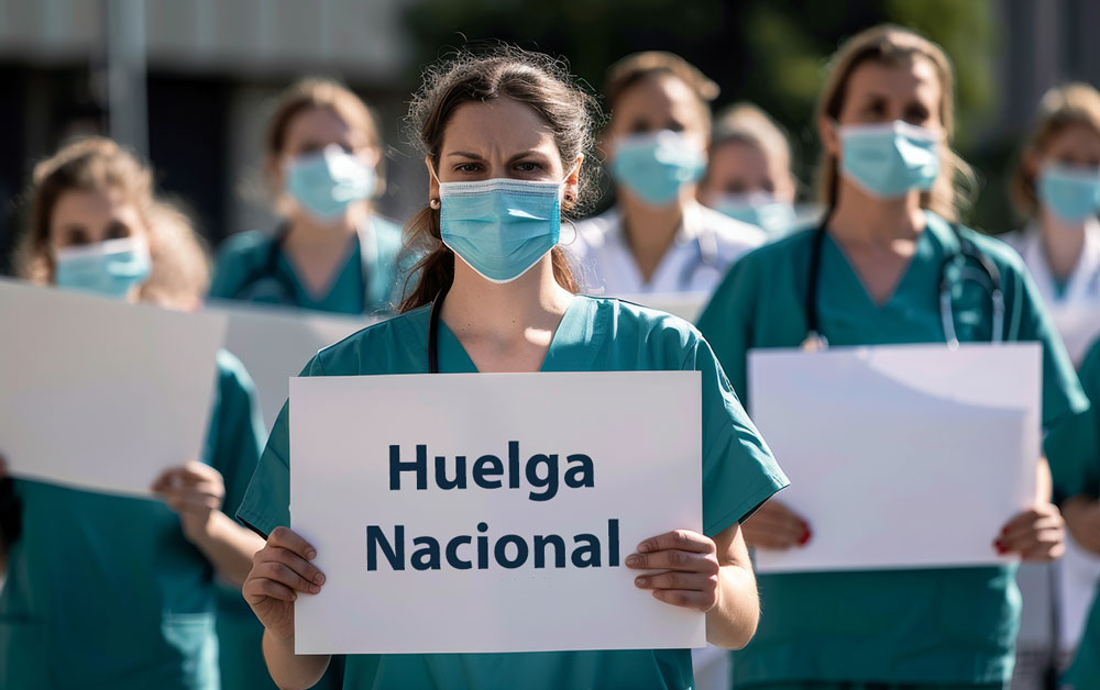 Apoyo y adhesión a las convocatorias de huelgas nacionales de médicos a favor de un Estatuto Marco Propio
